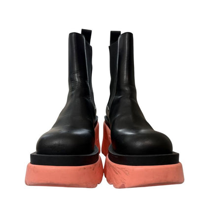 Bottega Veneta Leather Rag Boots Side Gore Chelsea Boots 37 Equivalent To 24cm