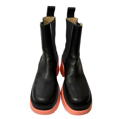 Bottega Veneta Leather Rag Boots Side Gore Chelsea Boots 37 Equivalent To 24cm