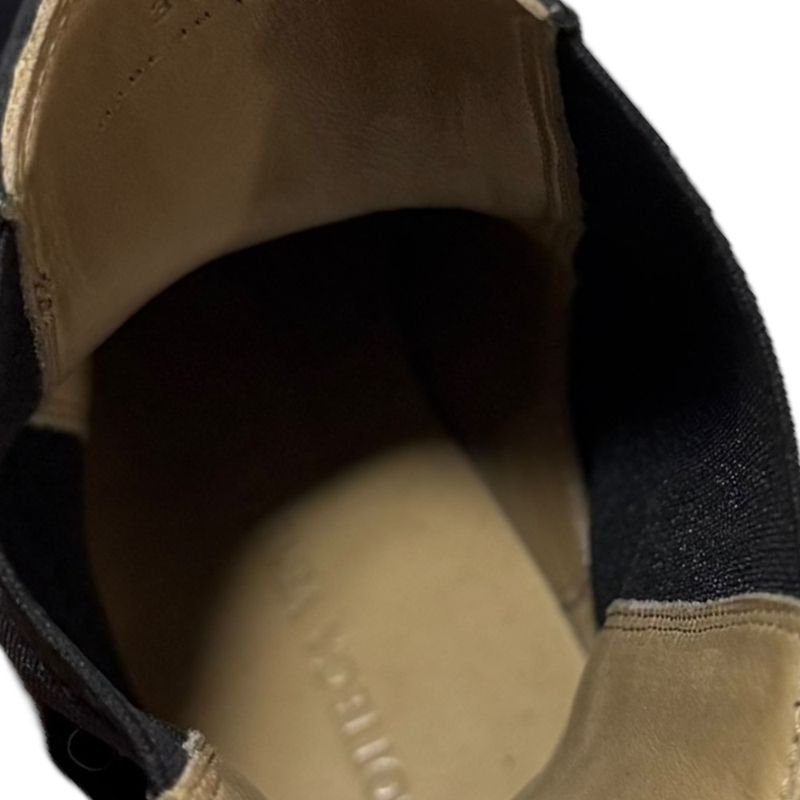 Bottega Veneta Leather Rag Boots Side Gore Chelsea Boots 37 Equivalent To 24cm