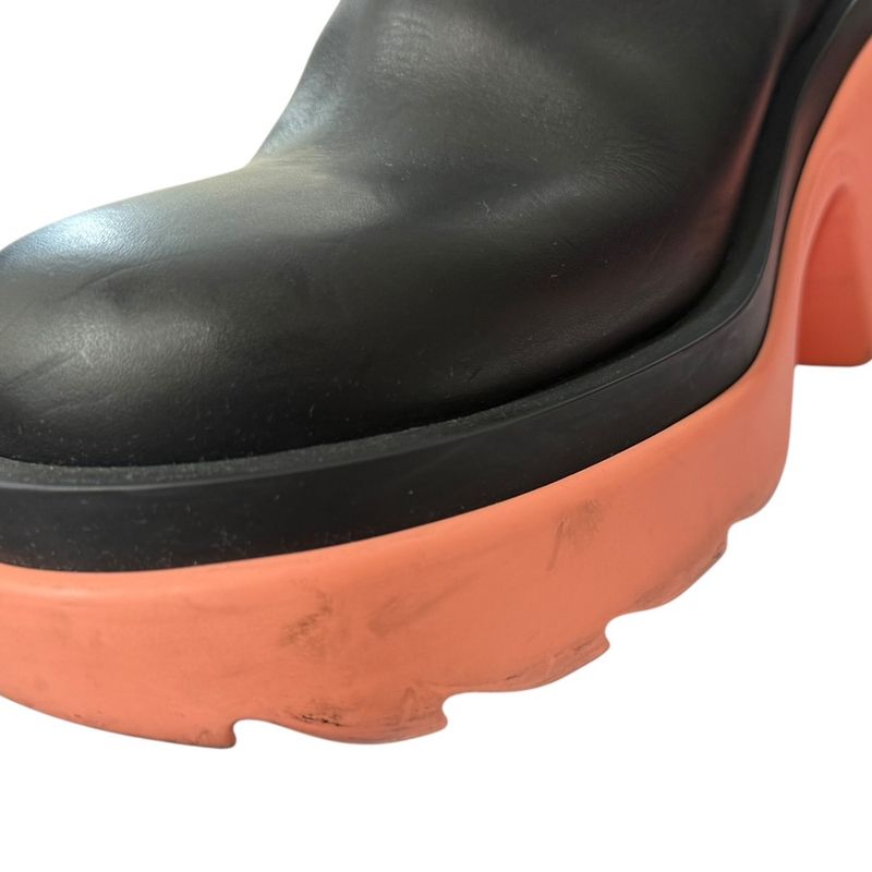 Bottega Veneta Leather Rag Boots Side Gore Chelsea Boots 37 Equivalent To 24cm