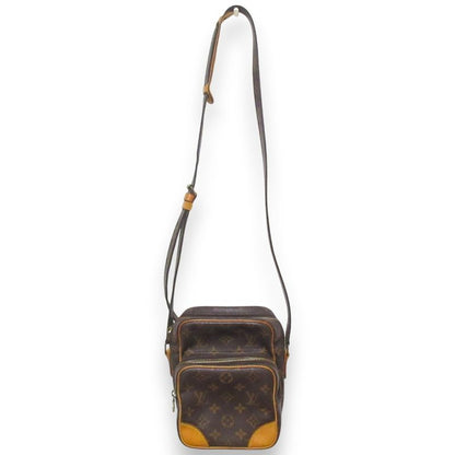 Good Louis Vuitton Monogram Amazon Shoulder Bag M45236 Brown Ladies Used