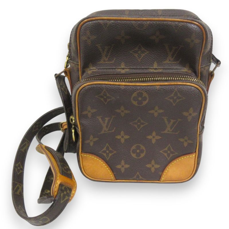 Good Louis Vuitton Monogram Amazon Shoulder Bag M45236 Brown Ladies Used