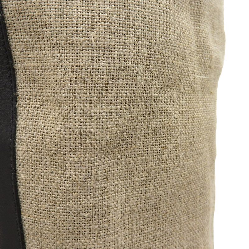 Good Hermes Margiela Period Jute And Leather Long Boots 36 23cm (9.06in) Beige