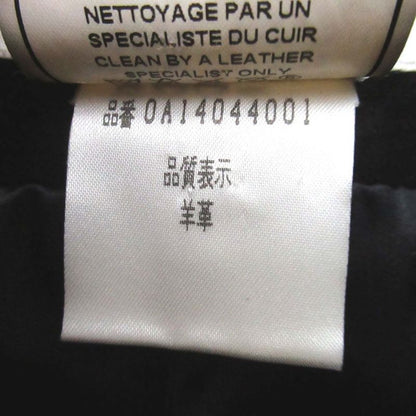 Christian DIOR Galliano Period Mouton Switch Suede Leather Pants F38 Size Black