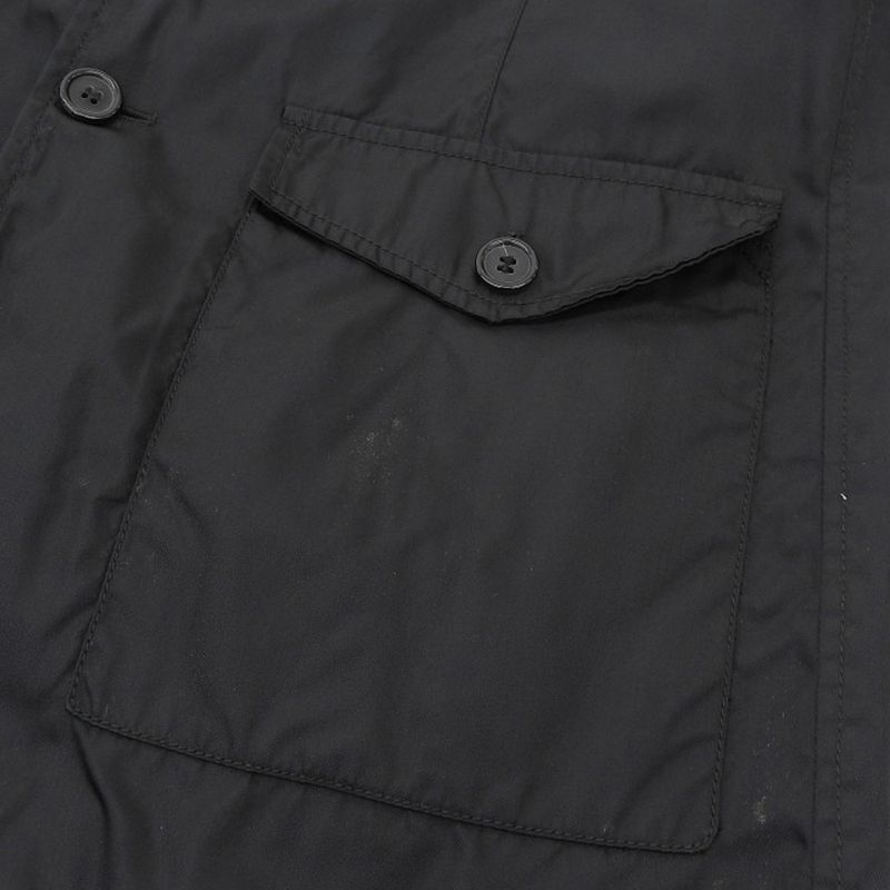 Good Prada Vintage Nylon Coat M Black Men's Used