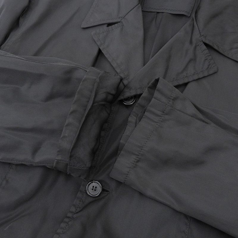 Good Prada Vintage Nylon Coat M Black Men's Used