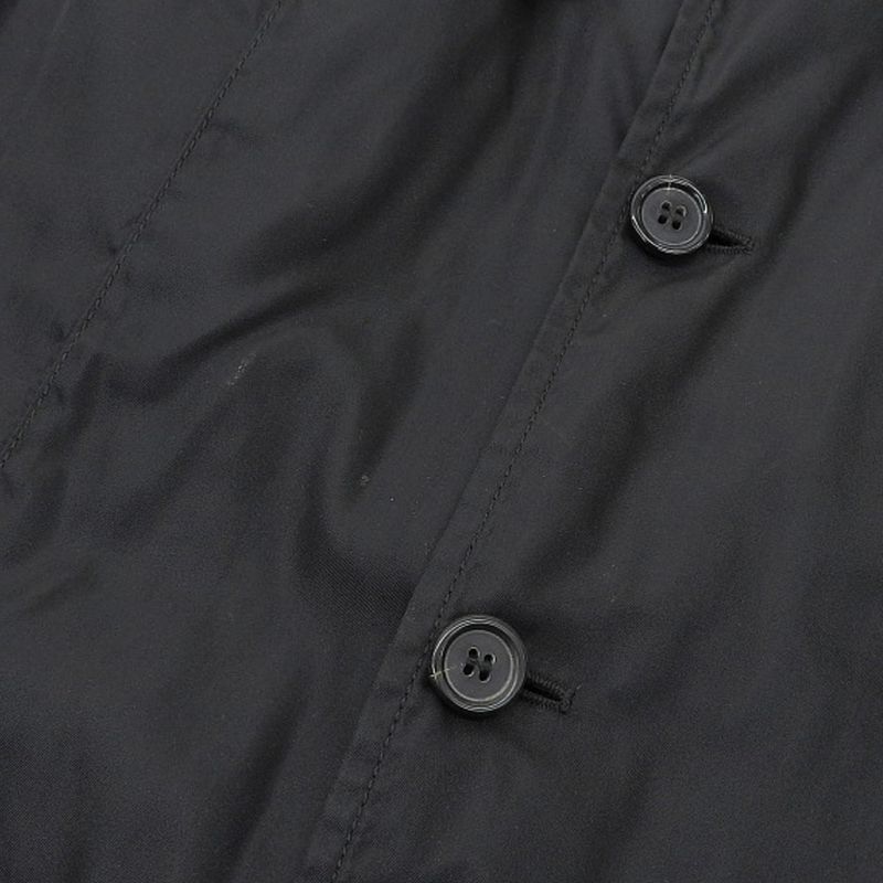 Good Prada Vintage Nylon Coat M Black Men's Used