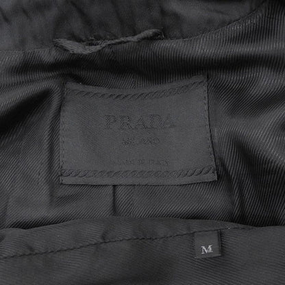 Good Prada Vintage Nylon Coat M Black Men's Used