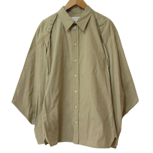 20AW Bottega Veneta Design Shoulder Long Sleeve Blouse Shirt 638350 Va5y0 Size