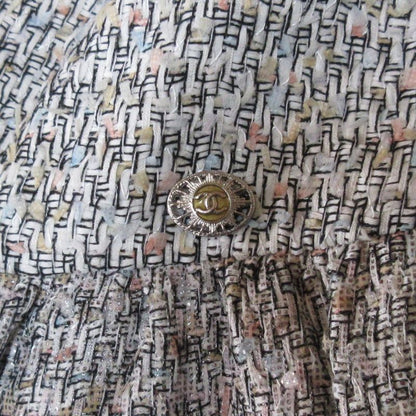 Chanel Coco Mark Tweed Miniskirt P40603 Size 38 Multicolor Ladies Used