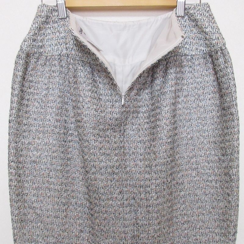 Chanel Coco Mark Tweed Miniskirt P40603 Size 38 Multicolor Ladies Used