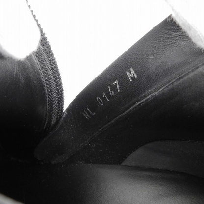 Louis Vuitton Essential V Side Zip Leather Short Boots 36 1/2 Approx 23.5cm