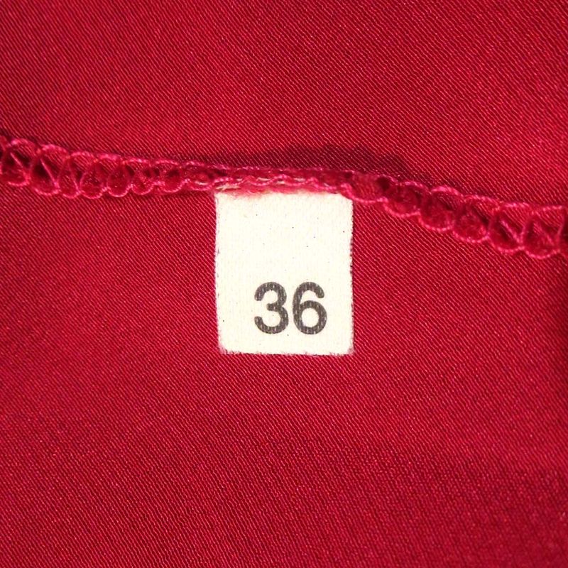 Christian DIOR Embroidery Flower Lace Knee Length Camisole Dress F36 Fuchsia