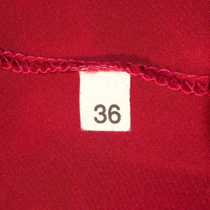 Christian DIOR Embroidery Flower Lace Knee Length Camisole Dress F36 Fuchsia