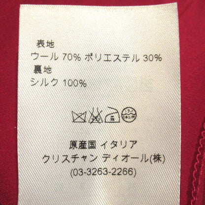 Christian DIOR Embroidery Flower Lace Knee Length Camisole Dress F36 Fuchsia