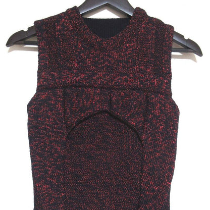 15AW Christian DIOR Dior Raf Simons Period Sleeveless Knee Length Knit Dress