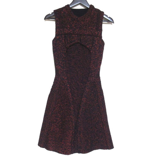 15AW Christian DIOR Dior Raf Simons Period Sleeveless Knee Length Knit Dress