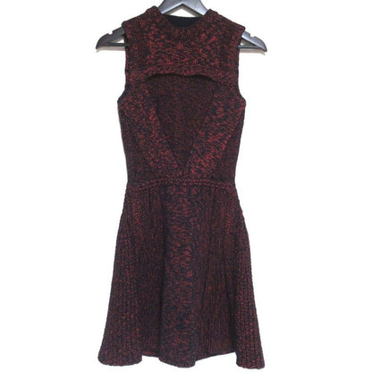 15AW Christian DIOR Dior Raf Simons Period Sleeveless Knee Length Knit Dress