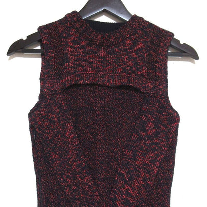 15AW Christian DIOR Dior Raf Simons Period Sleeveless Knee Length Knit Dress