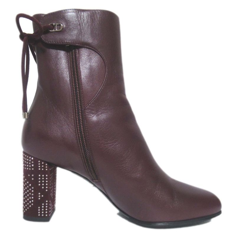 Christian DIOR Stellar Rhinestone Decorated Ankle Boots Short Boots 35.5 22.5cm