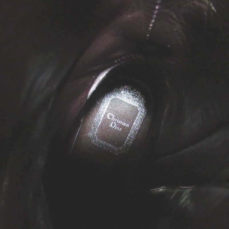 Christian DIOR Stellar Rhinestone Decorated Ankle Boots Short Boots 35.5 22.5cm