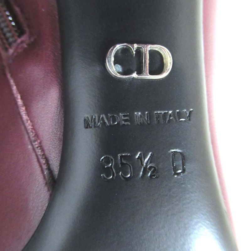 Christian DIOR Stellar Rhinestone Decorated Ankle Boots Short Boots 35.5 22.5cm