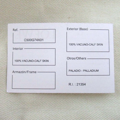 Loewe Leather Coin Case Ankle Pouch Motif Pink Ladies Used