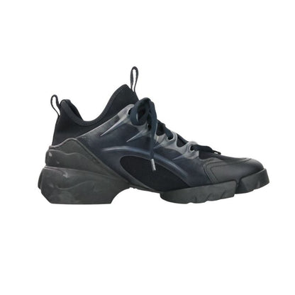 Christian Dior D-Connect Sneakers 37.5 About 24.5cm (9.65in) Black Women's Used
