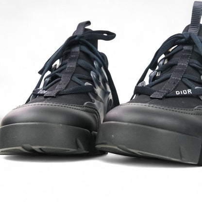 Christian Dior D-Connect Sneakers 37.5 About 24.5cm (9.65in) Black Women's Used