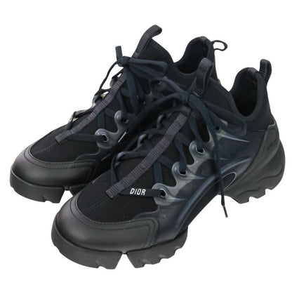 Christian Dior D-Connect Sneakers 37.5 About 24.5cm (9.65in) Black Women's Used
