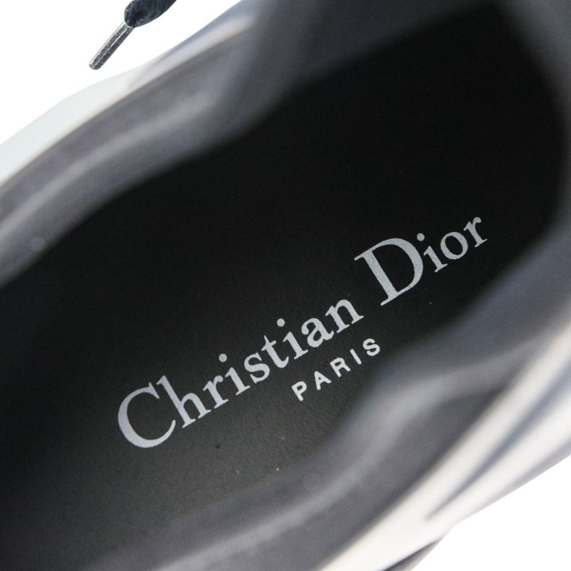 Christian Dior D-Connect Sneakers 37.5 About 24.5cm (9.65in) Black Women's Used