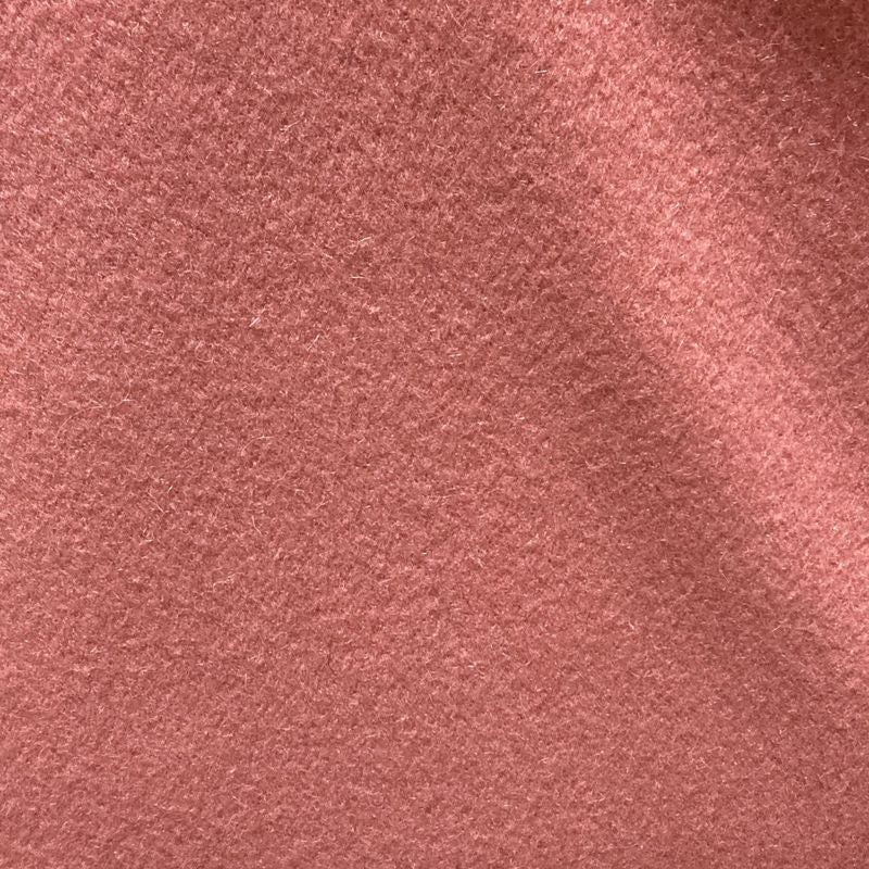 Good Hermes 100% Cashmere Logo Embroidery Large Scarf Pink-Orange Women's Used