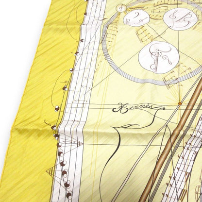 Hermes LA Musique des Spheres Music Played by Spheres Carré 90 100% Silk Scarf
