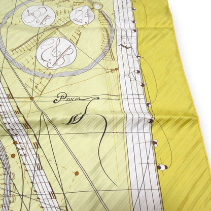 Hermes LA Musique des Spheres Music Played by Spheres Carré 90 100% Silk Scarf