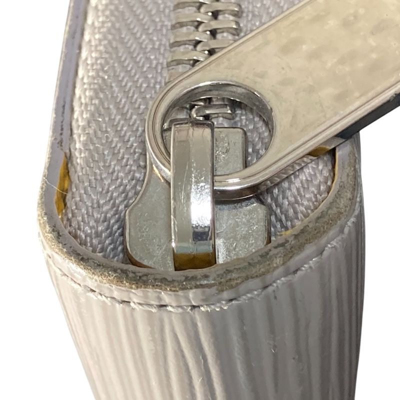 Louis Vuitton Epi Zippy Wallet Long Wallet M67805 Gray and Yellow Ladies Used