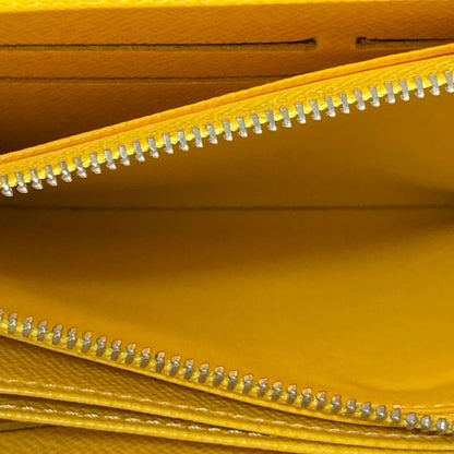 Louis Vuitton Epi Zippy Wallet Long Wallet M67805 Gray and Yellow Ladies Used