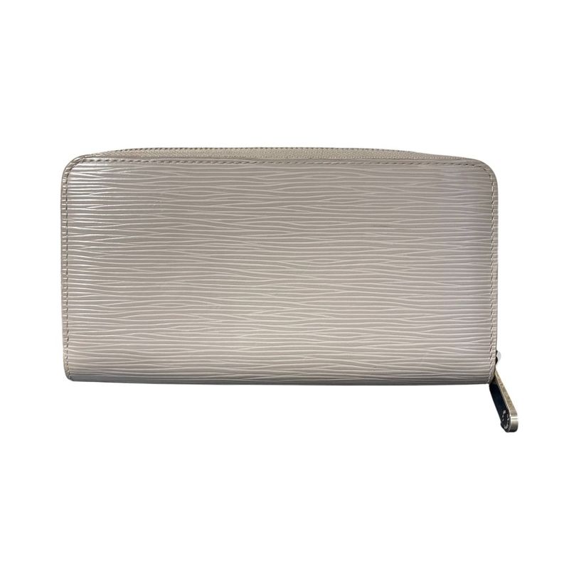 Louis Vuitton Epi Zippy Wallet Long Wallet M67805 Gray and Yellow Ladies Used