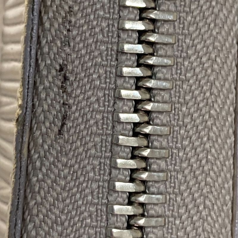 Louis Vuitton Epi Zippy Wallet Long Wallet M67805 Gray and Yellow Ladies Used