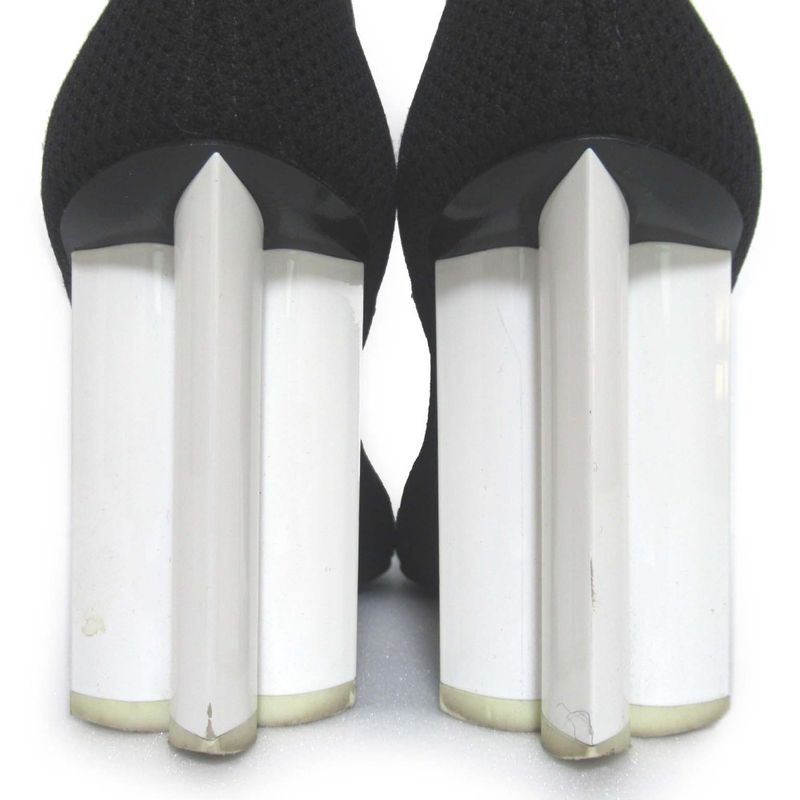 Louis Vuitton Silhouette Line Knit Ankle Boots Short Boots Size 34 Approx