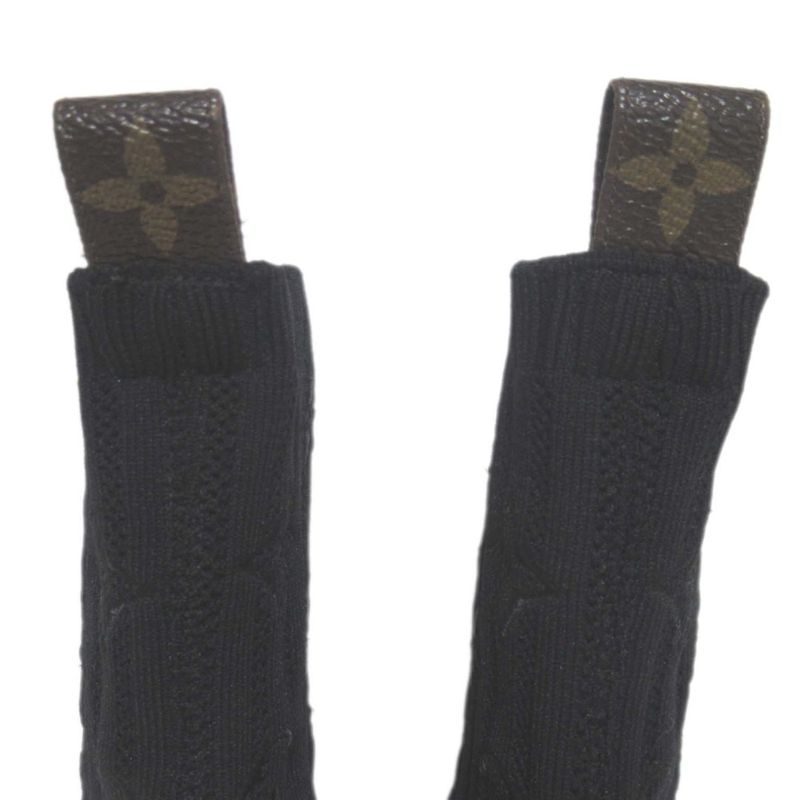 Louis Vuitton Silhouette Line Knit Ankle Boots Short Boots Size 34 Approx