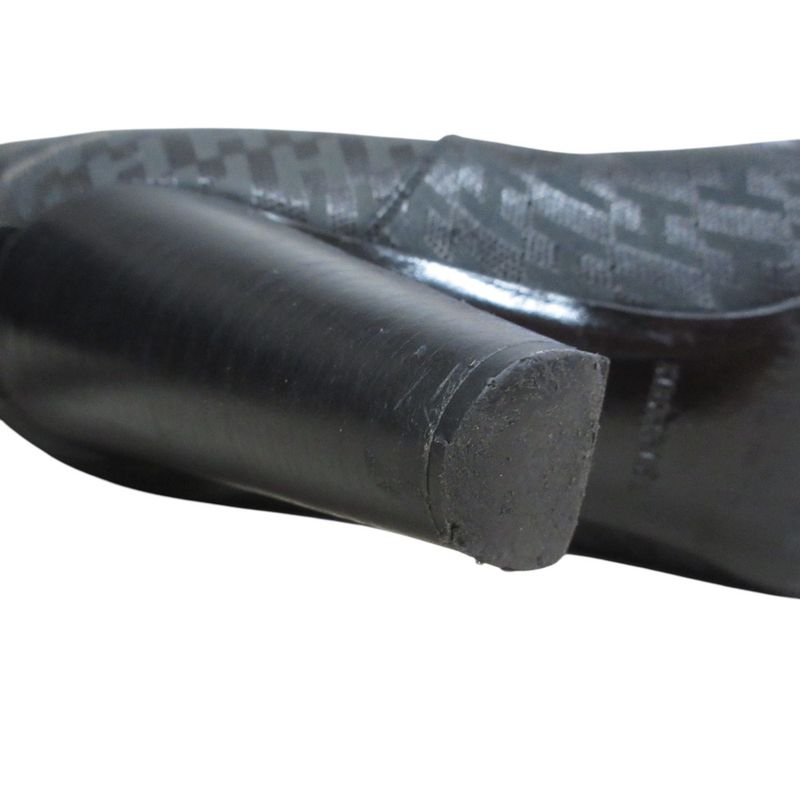 Hermes H Logo Total Leather Long Boots Size 36 1/2 Equivalent to 23.5cm