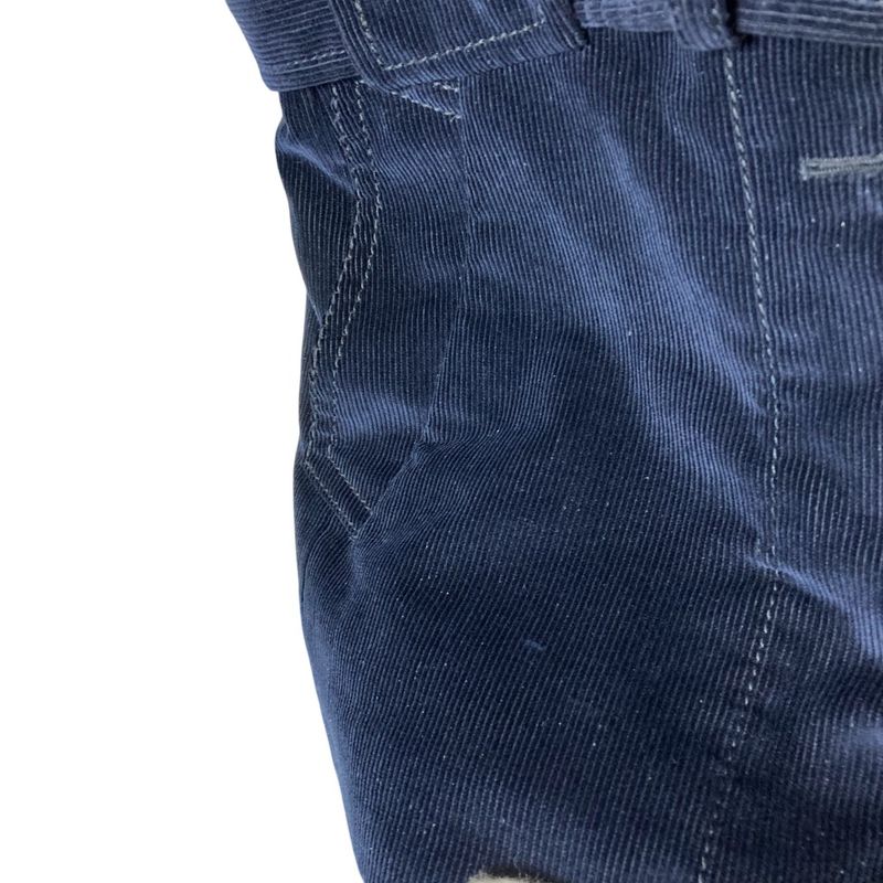 Good Prada Corduroy Shoulder Leather Patch Lined Boa Hoodie Coat Jacket 36s