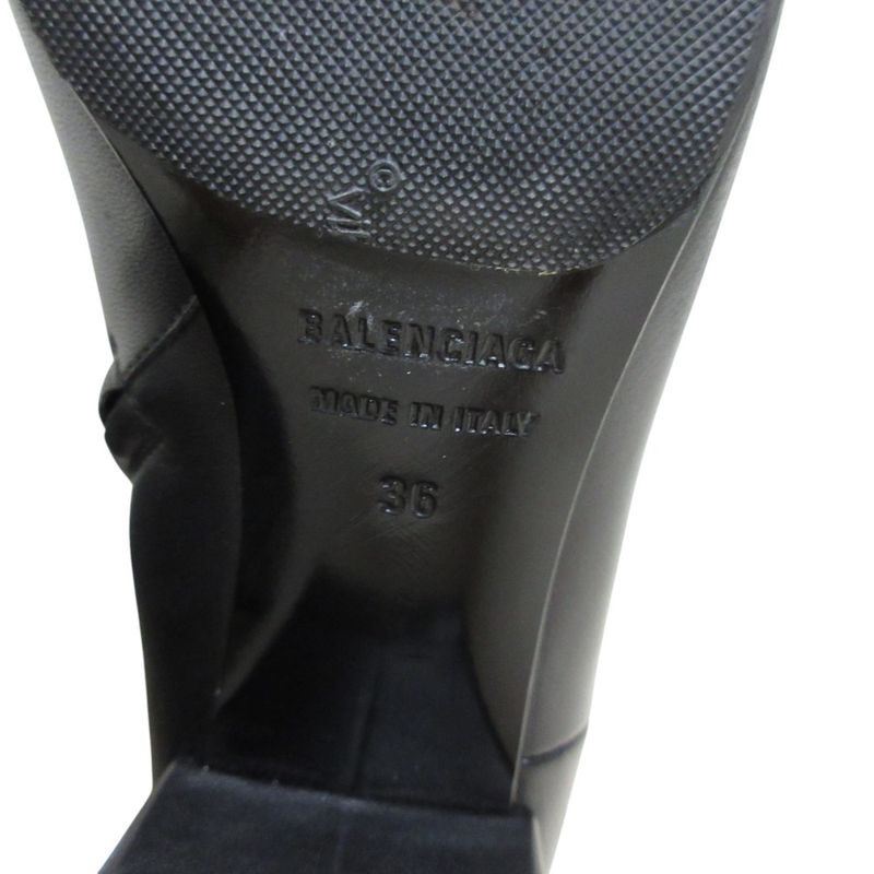 Balenciaga BB Heel Leather Short Boots 525034 Size 36 Equivalent to 23.0cm