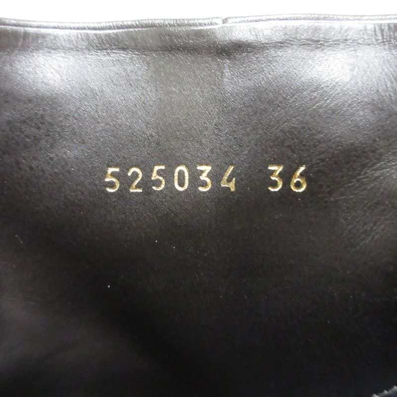 Balenciaga BB Heel Leather Short Boots 525034 Size 36 Equivalent to 23.0cm