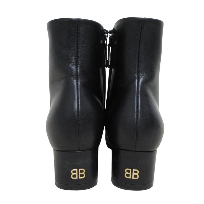 Balenciaga BB Heel Leather Short Boots 525034 Size 36 Equivalent to 23.0cm