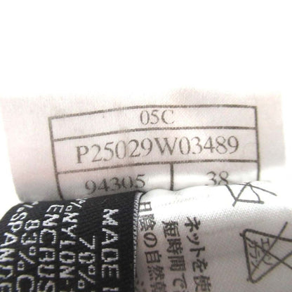 Good 05c Chanel Coco Mark Sheer Knit and Tulle Camisole Size 38 Black Ladies