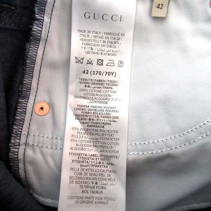 23ss Gucci Michele Period Michele Length Slit Denim Skirt Size 42 170/70y