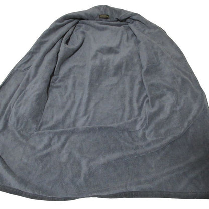 Loius Vuitton Louis Vuitton Pile Fabric Bathrobe Gown XXS Gray Ladies Used