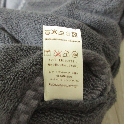 Loius Vuitton Louis Vuitton Pile Fabric Bathrobe Gown XXS Gray Ladies Used