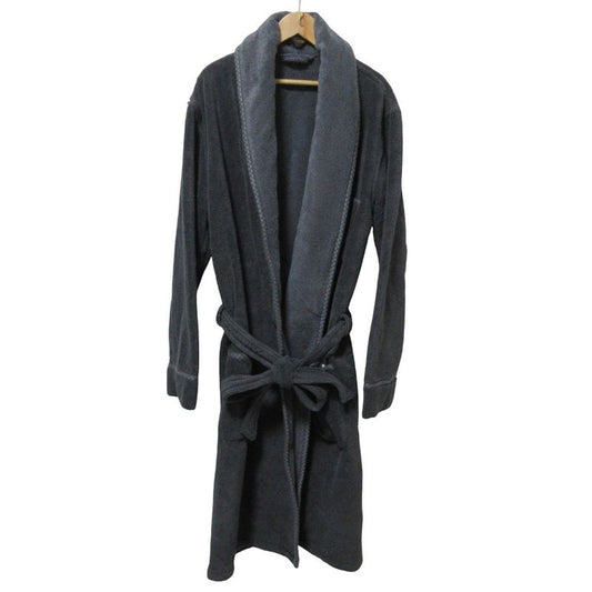 Loius Vuitton Louis Vuitton Pile Fabric Bathrobe Gown XXS Gray Ladies Used